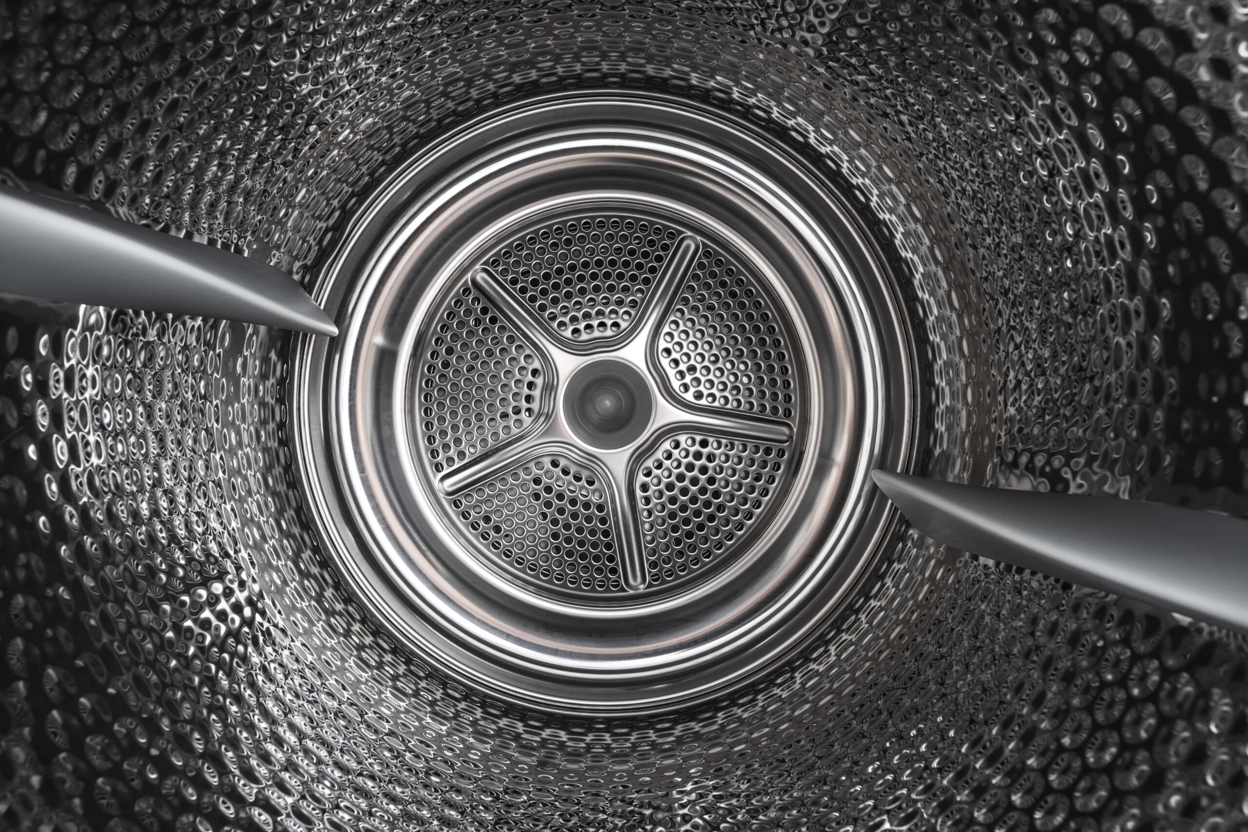 inside of a washer drum